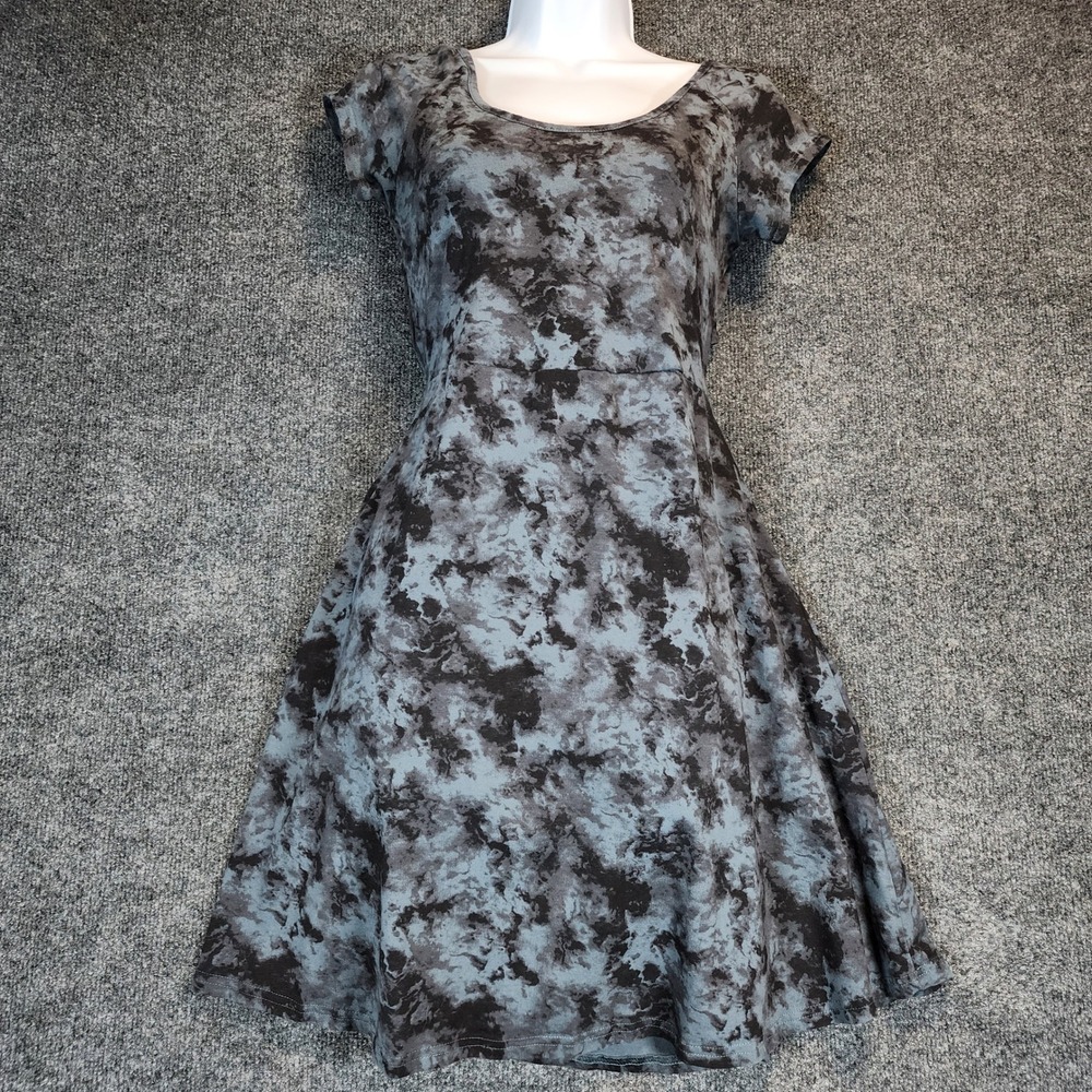 Pact Women's Organic Cotton Fairy Grunge Cottagecore Goth Skater Dress Size S